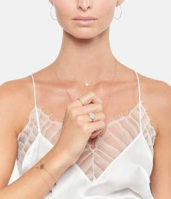 Ginette NY Bague Ellipses & Sequins Large Or Rose Diamants -COLLIERS Shop ginrs look20200610 160 1