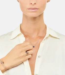 Ginette NY Bague Star Saphirs Or Rose 5 Ginette NY Bague Star Saphirs Or Rose -COLLIERS Shop ginrs look20200904 78 1