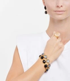 GOOSSENS PARIS Bracelet Cabochon Cristal De Roche Bleu Montana 7 GOOSSENS PARIS Bracelet Cabochon Cristal De Roche Bleu Montana -COLLIERS Shop gooss look20201006 168