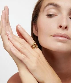 GOOSSENS PARIS Bague Mini Cabochons Cristal De Roche Naturel 7 GOOSSENS PARIS Bague Mini Cabochons Cristal De Roche Naturel -COLLIERS Shop gooss look20220902 100