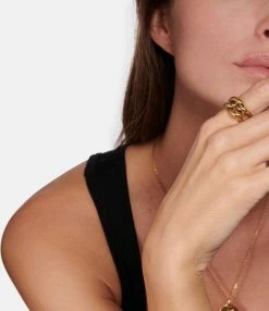 GOOSSENS PARIS Bague Lhassa Petit Modèle Doré -COLLIERS Shop gooss look20221014 308