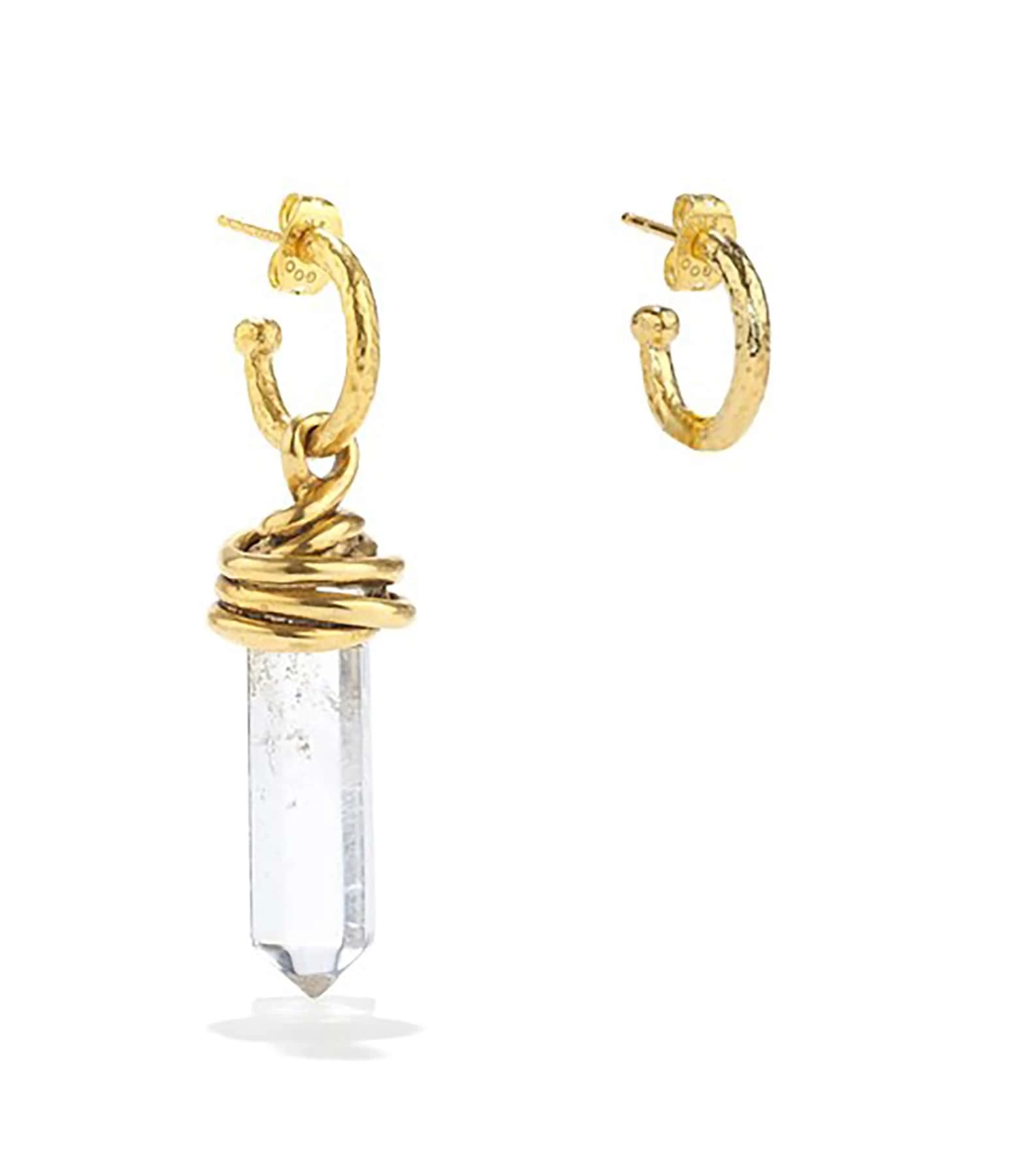 GOOSSENS PARIS Boucles D'oreilles Talisman Cristal De Roche Naturel 1 GOOSSENS PARIS Boucles D'oreilles Talisman Cristal De Roche Naturel