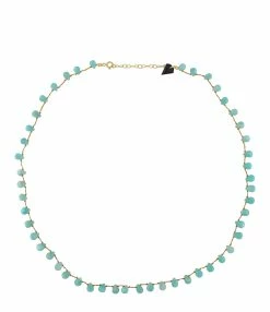 MON PRECIEUX GEM Collier Goutte Amazonite