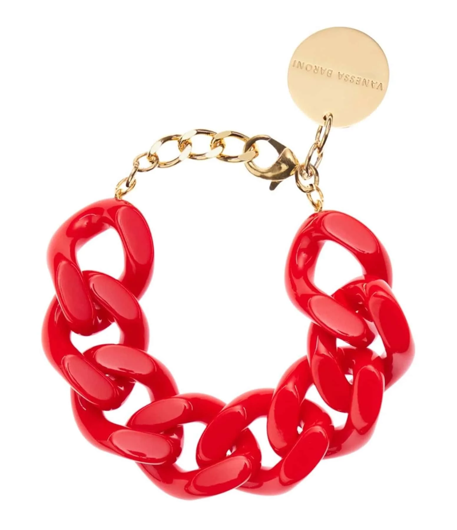 VANESSA BARONI Bracelet Flat Rouge 1 VANESSA BARONI Bracelet Flat Rouge