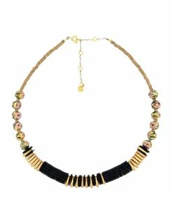 VADI JEWELS Collier Hanoï Doré Noir, Capsule Asia
