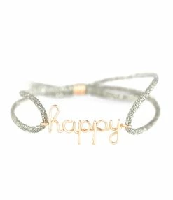 ATELIER PAULIN Bracelet Cordon Lurex Happy Gold Filled