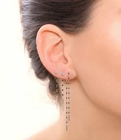 GIGI CLOZEAU Boucle D'oreille Mini Perles Résine Or Diamant 0.8 (vendue à L'unité) -COLLIERS Shop img 2007