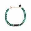 MON PRECIEUX GEM Bracelet Puka M Onyx Malachite