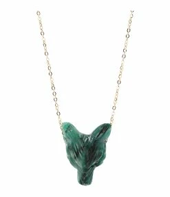 MON PRECIEUX GEM Collier Loup Jade