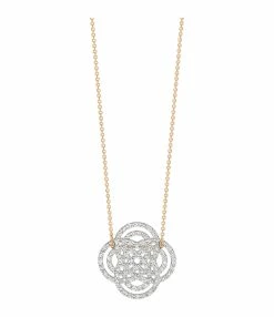 Ginette NY Collier Purity Mini Or Rose Diamants