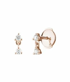 STONE PARIS Boucle D'oreille Puce Infinity Diamants (vendue à L'unité) -COLLIERS Shop infinity or rose