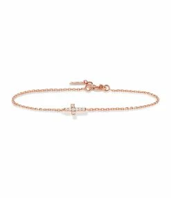 NAVA JOAILLERIE Bracelet Maria Diamants Or Rose