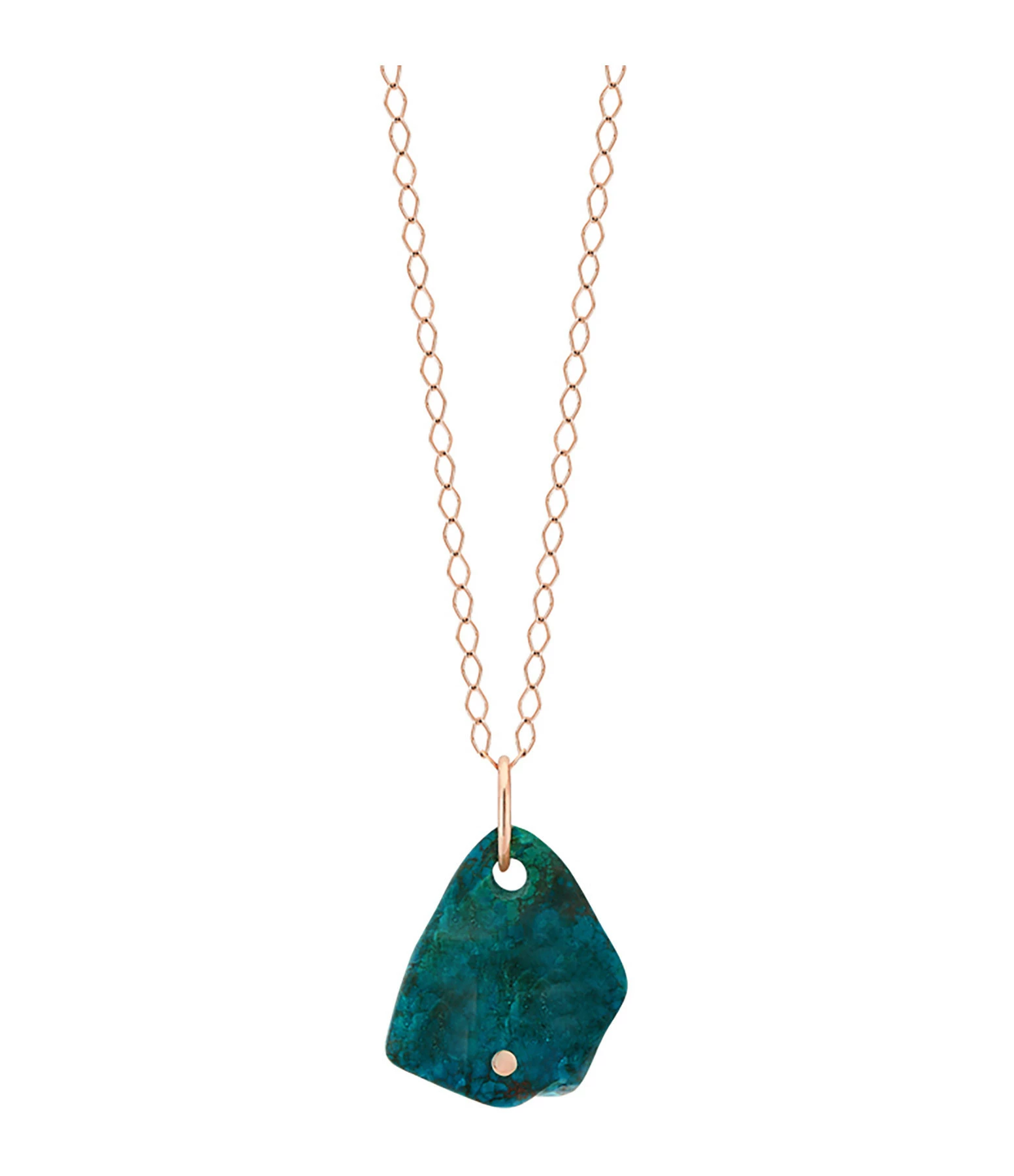 Ginette NY Collier Jala GM Chrysocolle Or Rose 1 Ginette NY Collier Jala GM Chrysocolle Or Rose