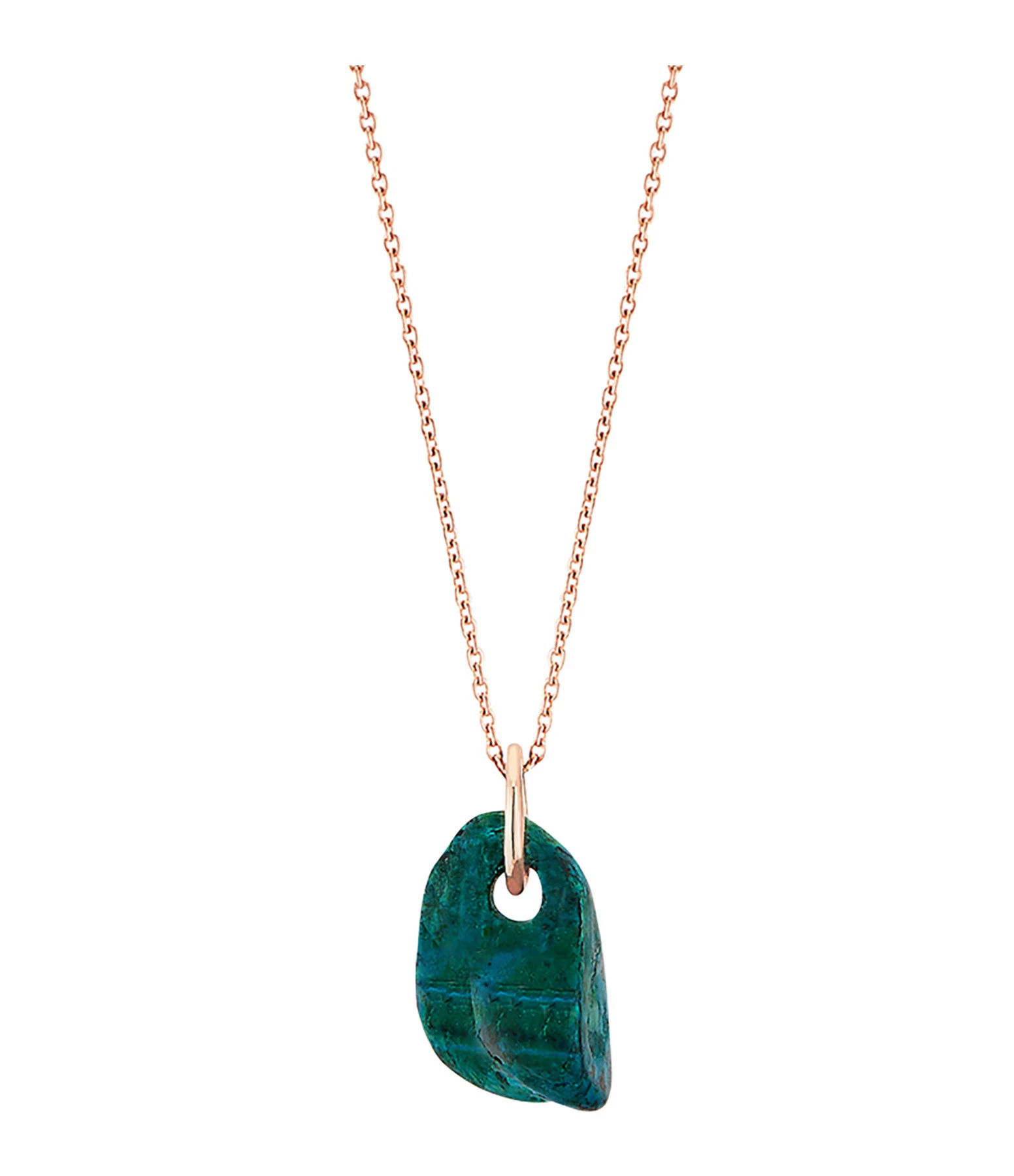 Ginette NY Collier Jala MM Chrysocolle Or Rose 1 Ginette NY Collier Jala MM Chrysocolle Or Rose