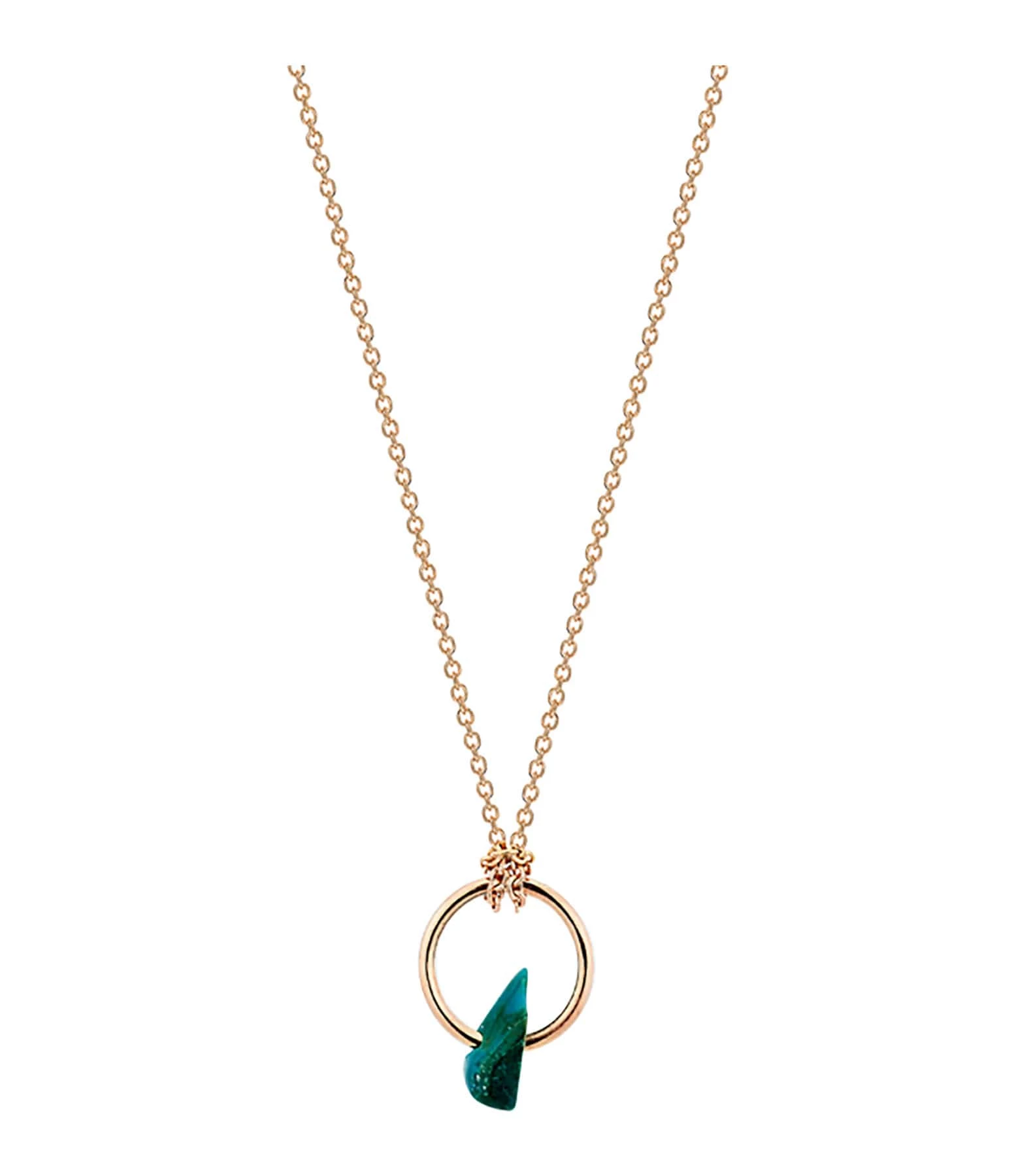 Ginette NY Collier Tiny Jala Chrysocolle Or Rose 1 Ginette NY Collier Tiny Jala Chrysocolle Or Rose