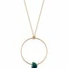 Ginette NY Collier Baby Jala Chrysocolle Or Rose