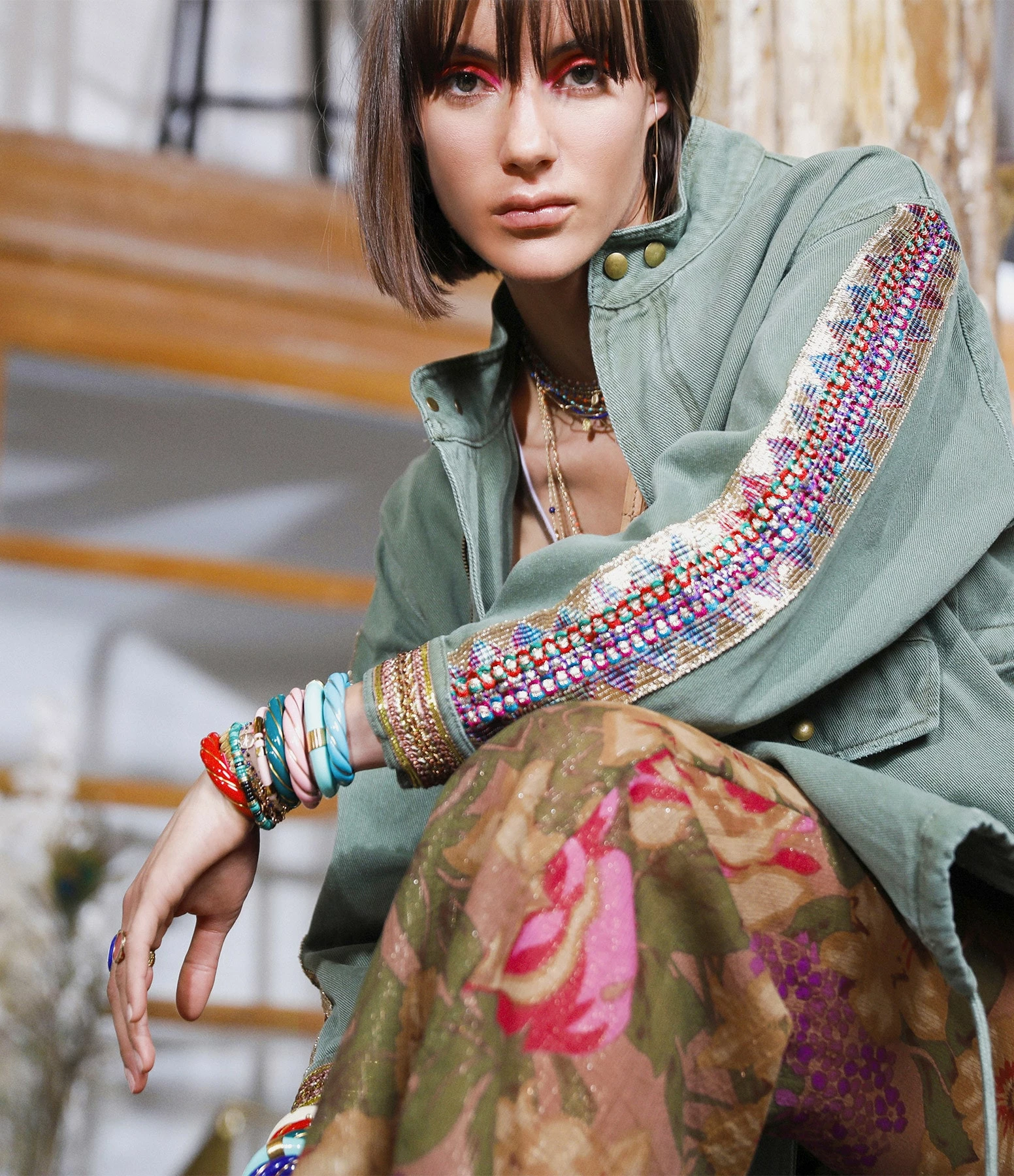 Aurélie Bidermann Jonc Diana Rose Pâle 6 Aurélie Bidermann Jonc Diana Rose Pâle – Image 6