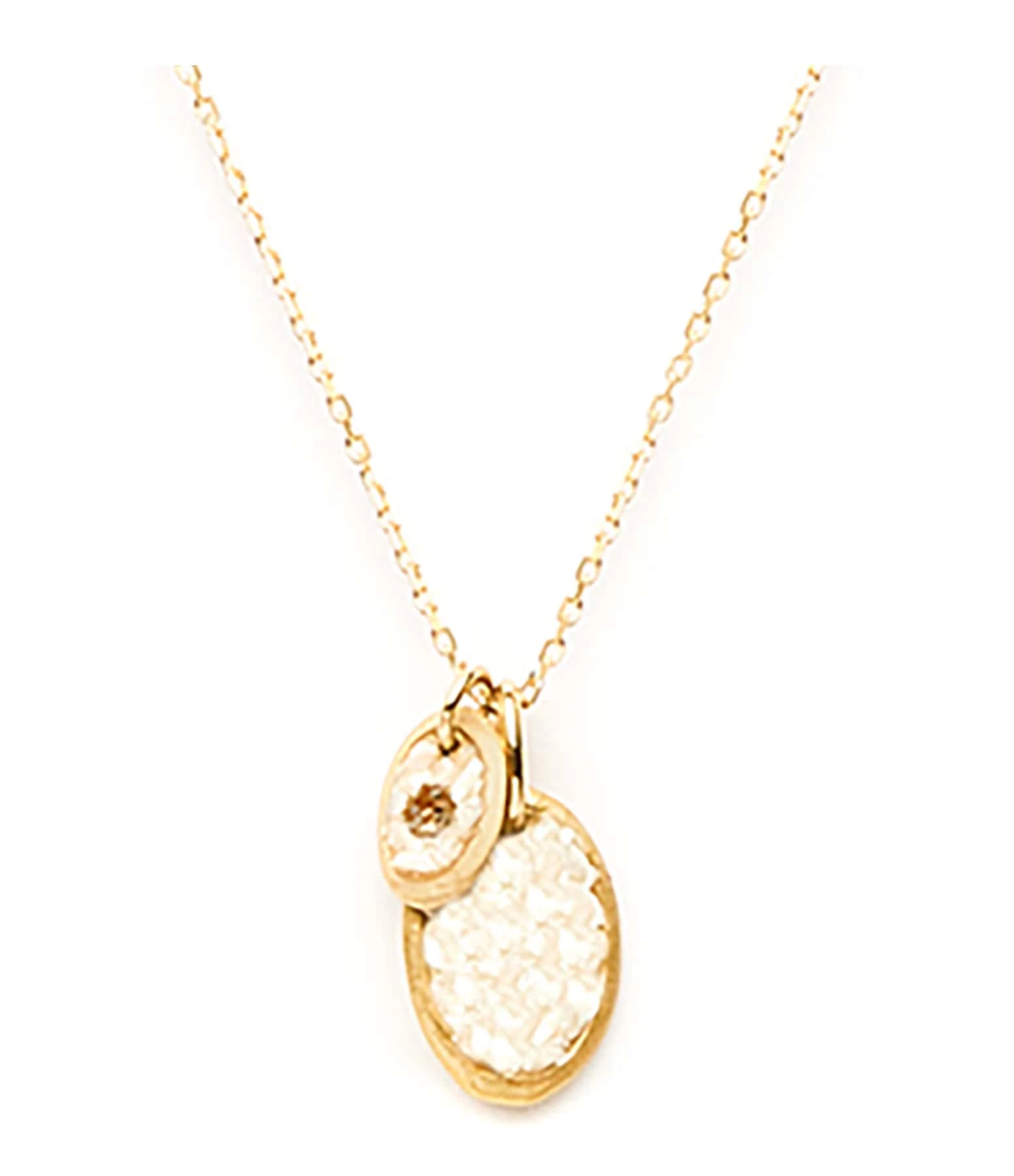 LSONGE Collier Lakota Médailles Nacre Doré 1 LSONGE Collier Lakota Médailles Nacre Doré