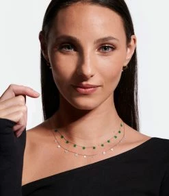 LA BRUNE & LA BLONDE Collier Polka Onyx Vert Or Jaune 5 LA BRUNE & LA BLONDE Collier Polka Onyx Vert Or Jaune -COLLIERS Shop lblbc look20221201 211