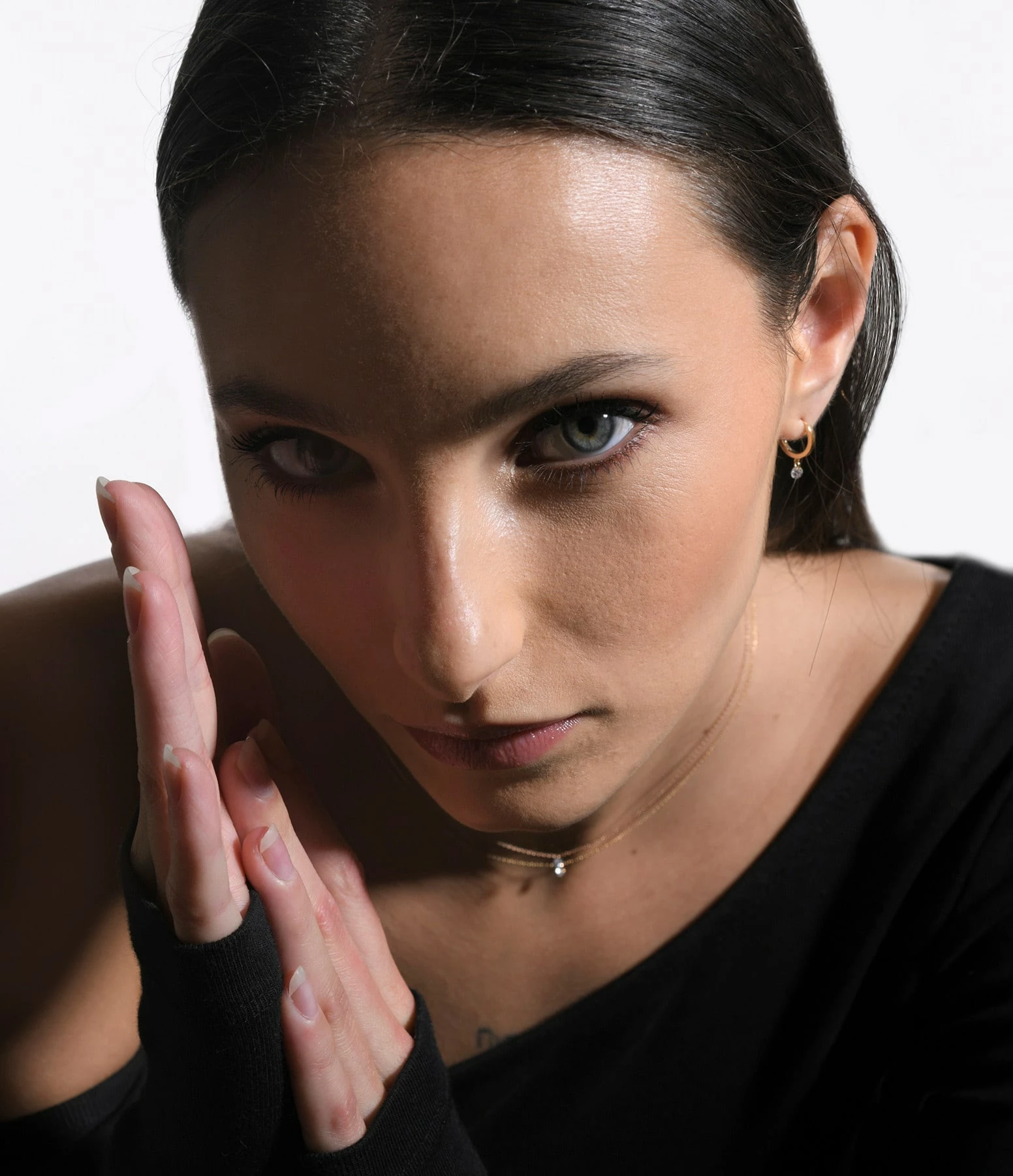 LA BRUNE & LA BLONDE Collier 360° Diamant Brillant 0,10 Or Jaune 5 LA BRUNE & LA BLONDE Collier 360° Diamant Brillant 0,10 Or Jaune – Image 5