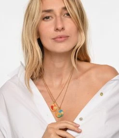 LES FÉLICITÉS Pendentif Forever Sun -COLLIERS Shop lesfe look20230113 336 1