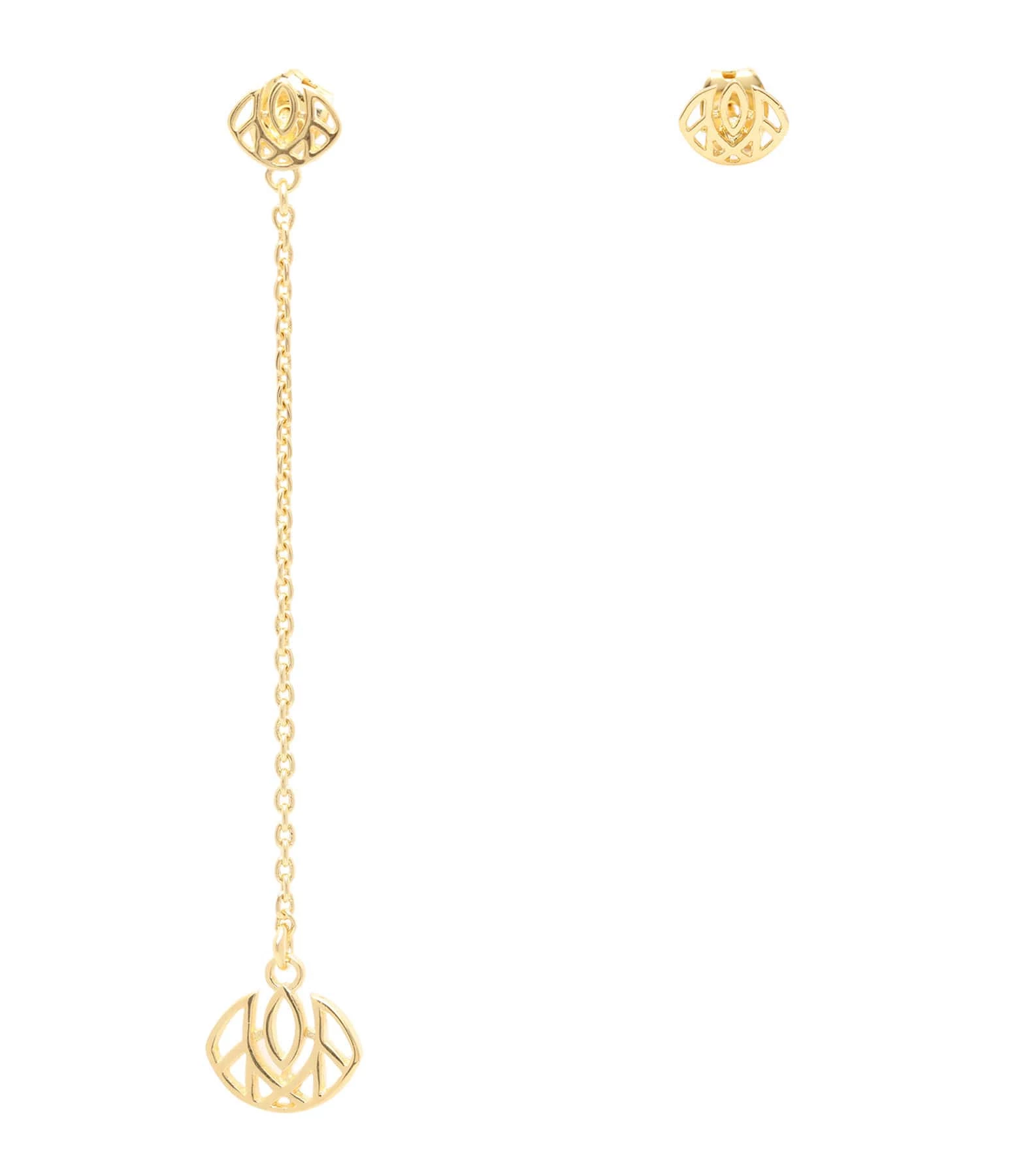 LES FÉLICITÉS Boucles D'oreilles Logo Asymétriques 1 LES FÉLICITÉS Boucles D'oreilles Logo Asymétriques