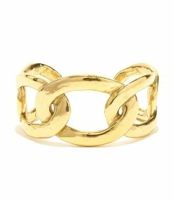 GOOSSENS PARIS Manchette Lhassa Grand Modèle Doré