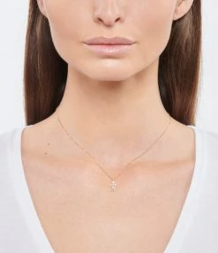 LITTLE ONES Collier Emblématique Fille Or Rose Diamants -COLLIERS Shop littl look20220103 73