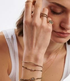 LSONGE Bague Spirale Sublime Perles Hématite Or -COLLIERS Shop lsong look20221207 118 1