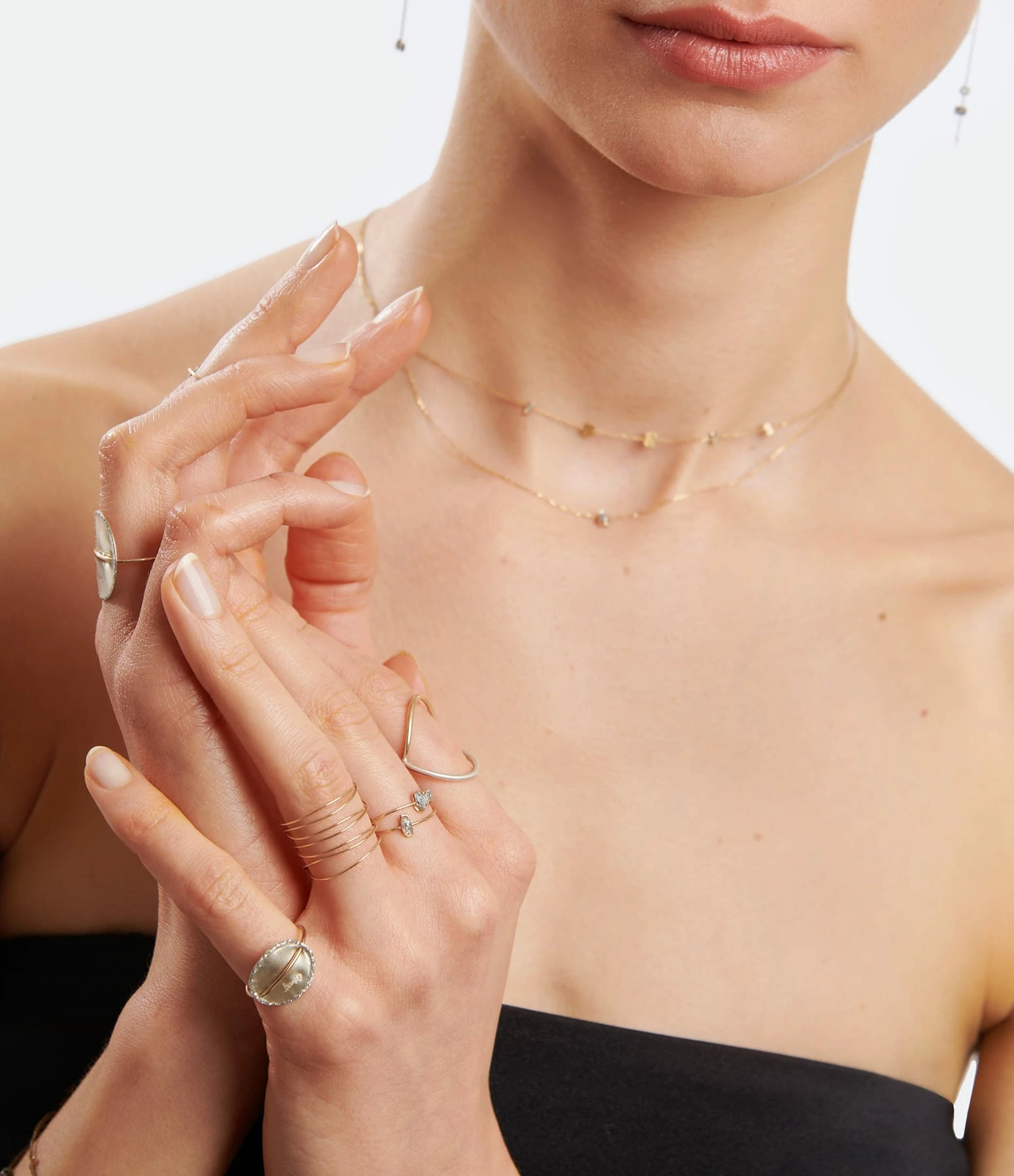 LSONGE Bague Sublime Pépite Émail Or 2 LSONGE Bague Sublime Pépite Émail Or – Image 2