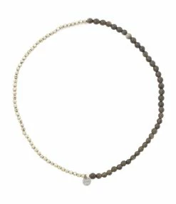 LSONGE Bracelet Double Minilux Obsidienne