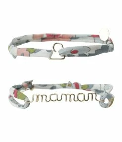 ATELIER PAULIN Bracelets Duo Maman Cœur Gold Filled Céladon