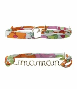 ATELIER PAULIN Bracelets Duo Maman Cœur Gold Filled Mandarine