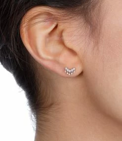 STONE PARIS Boucle D'oreille Bouton Talitha Diamants (vendue à L'unité) -COLLIERS Shop mg 0149 10