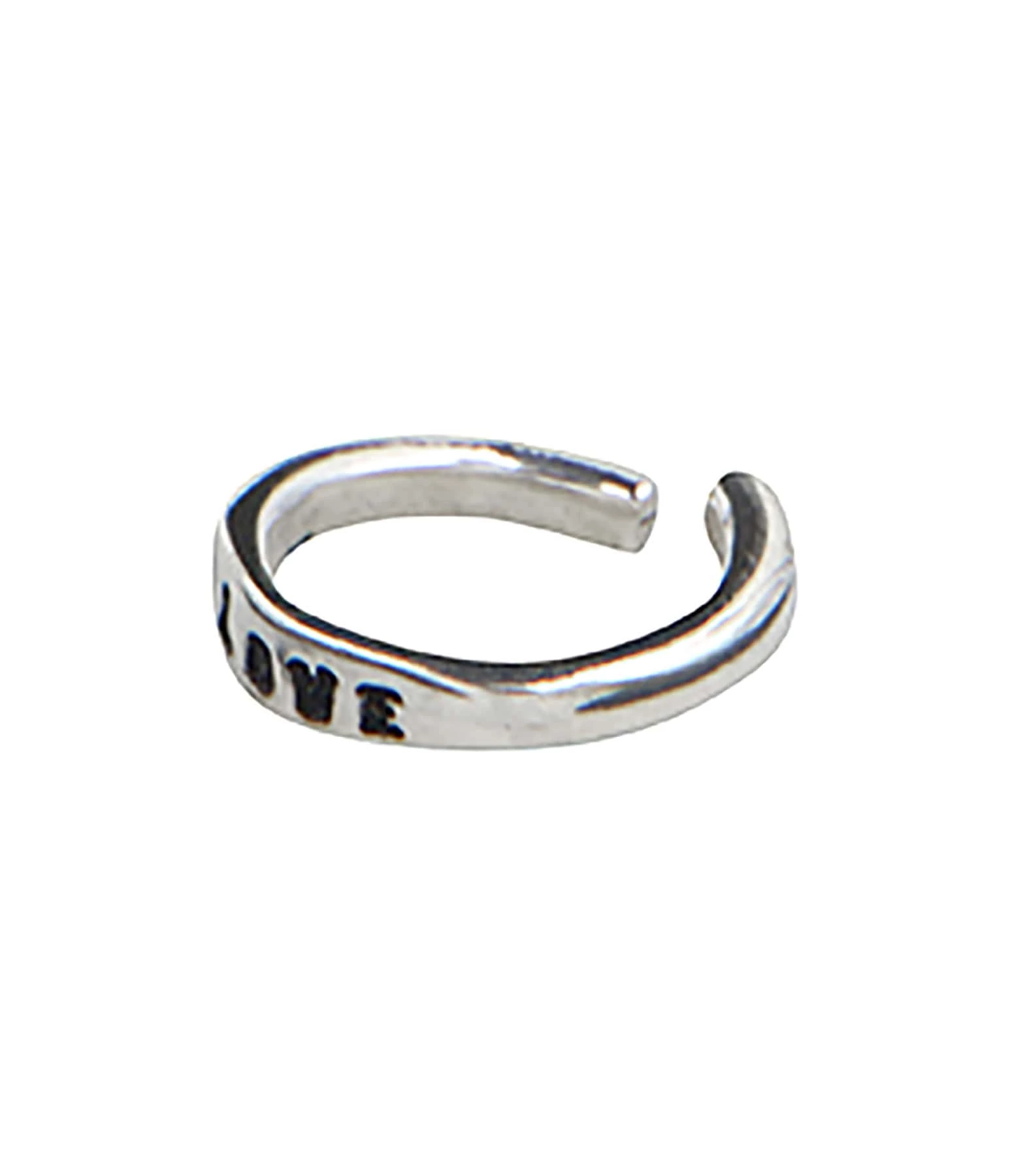 SERGE THORAVAL Bijou D'oreille Love Argent 2 SERGE THORAVAL Bijou D'oreille Love Argent – Image 2