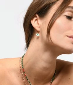 MON PRECIEUX GEM Collier Cœur Améthyste Vert -COLLIERS Shop mpgem look20221117 233