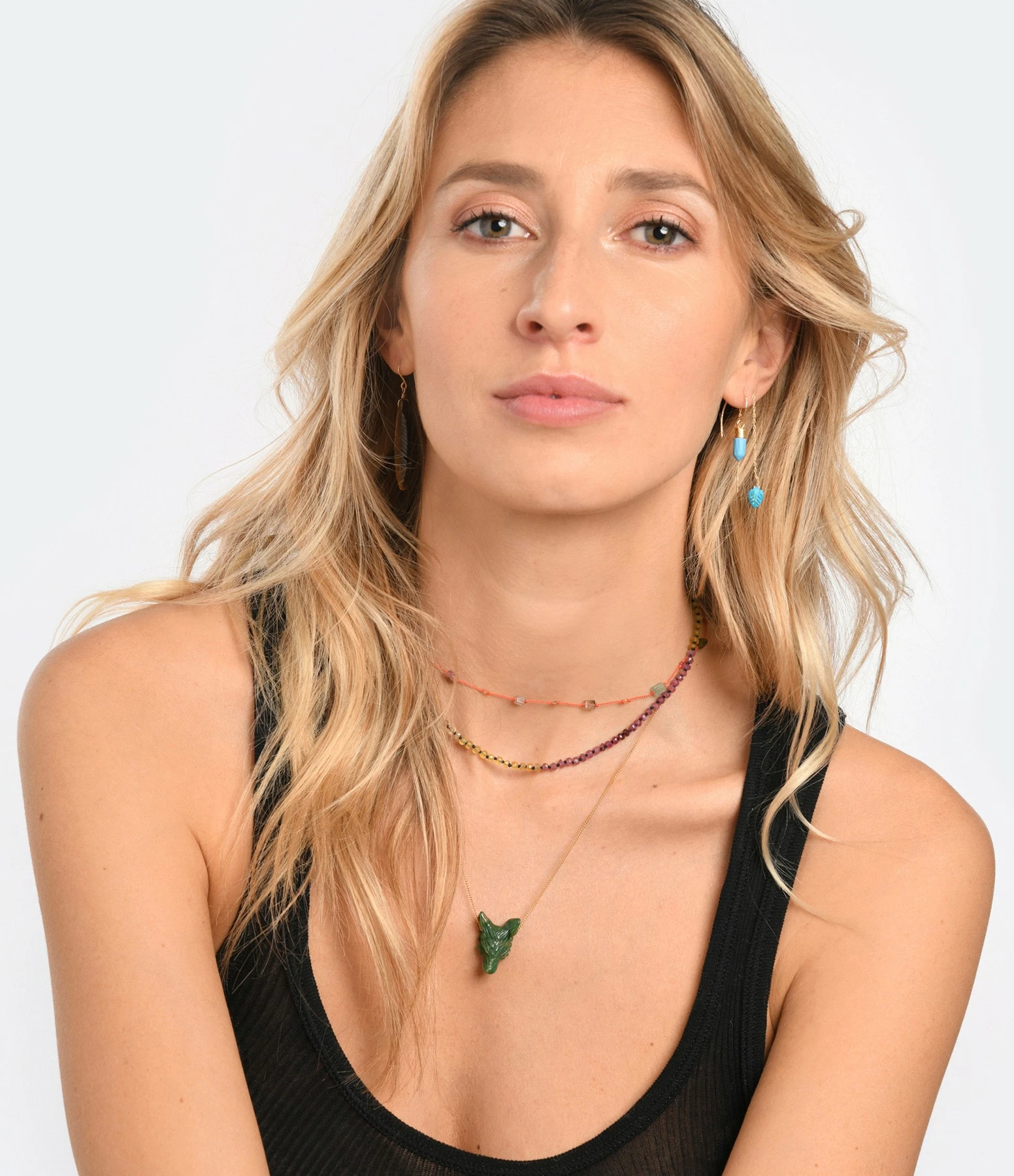 MON PRECIEUX GEM Collier Candies Saphir Cordon Bleu 3 MON PRECIEUX GEM Collier Candies Saphir Cordon Bleu – Image 3