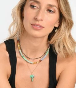 MON PRECIEUX GEM Boucle D'oreille Eye Vert (vendue à L'unité) -COLLIERS Shop mpgem look20221209 212 1