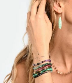 MON PRECIEUX GEM Boucle D'oreille Plume Turquoise (vendue à L'unité) 5 MON PRECIEUX GEM Boucle D'oreille Plume Turquoise (vendue à L'unité) -COLLIERS Shop mpgem look20221209 275