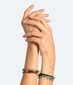 MON PRECIEUX GEM Bracelet Cœur Améthyste Vert 5 MON PRECIEUX GEM Bracelet Cœur Améthyste Vert -COLLIERS Shop mpgem look20221209 295