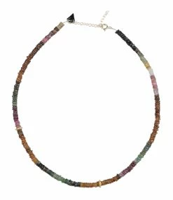 MON PRECIEUX GEM Collier Puka Tourmaline Diamant