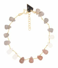 MON PRECIEUX GEM Bracelet Goutte Pierre De Lune Multicolore