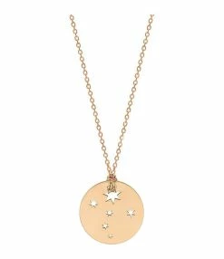 Ginette NY Collier Milky Way Mini Disc Or Rose