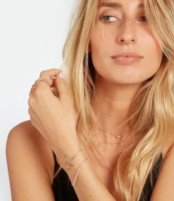 NAVA JOAILLERIE Bracelet Cheyenne Losange Diamant Or Blanc -COLLIERS Shop navab look20221205 289 1