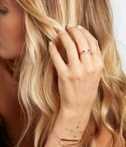 NAVA JOAILLERIE Bague Hash Ouverte Diamants Or Blanc -COLLIERS Shop navab look20221205 53 1