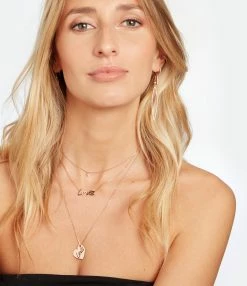 NAVA JOAILLERIE Collier Love O Diamants Or Rose -COLLIERS Shop navac look20221205 108