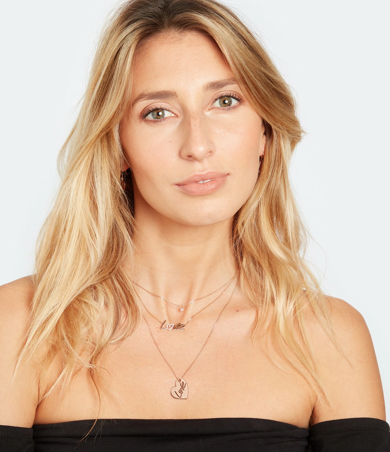 NAVA JOAILLERIE Collier Love O Diamants Or Jaune 2 NAVA JOAILLERIE Collier Love O Diamants Or Jaune – Image 2