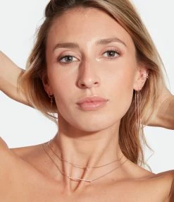 NAVA JOAILLERIE Collier Hash Barrette Diamants Or Jaune -COLLIERS Shop navac look20221205 18