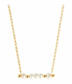 CHARLET Collier Origines Perles D'Eau Douce Or Jaune