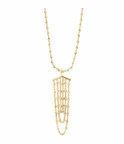 CHARLET Collier Diamantée 3 Chaînes Or Jaune, Exclusivité Lulli